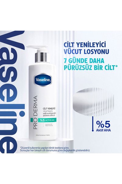 Vaseline Pro Derma Vücut Losyonu Cilt Yenileyici 250 ml