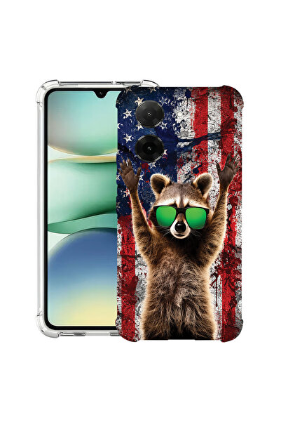 bestcase Husă Anti Shock Case For Xiaomi Redmi A5, American Raccoon, 2030996 ...