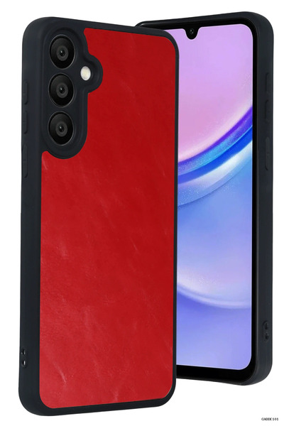 CADDE101 Newface Galaxy A57 5G Aras Deri Kapak (110321) - Kırmızı