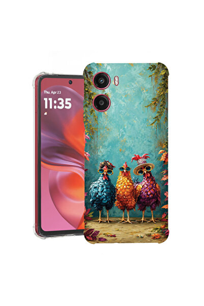 bestcase Husă Anti Shock Case For Motorola Moto G05 / Moto E15, Party Chic, 1...