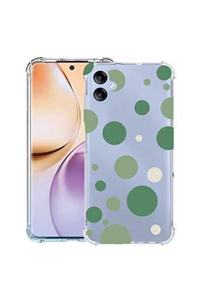 bestcase Husă Anti Shock Case For Samsung Galaxy A06, Green Polka Dots, 19882...
