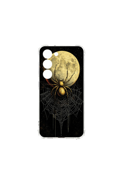 bestcase Husă Antișoc pentru Samsung Galaxy S23, Păianjen pe lună, 1399748 AS...
