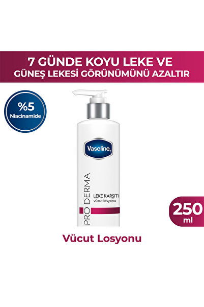 Vaseline Pro Derma Vücut Losyonu Leke Karşıtı 250 ml