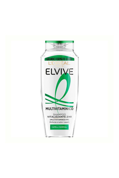 L'Oreal Paris Șampon Elvive 2 în 1 Multivitamine, 300 ml