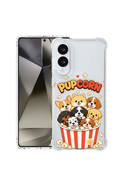 bestcase Husă Antișoc pentru Samsung Galaxy S25 Edge, Pupcorn, 1988287 AS 2193