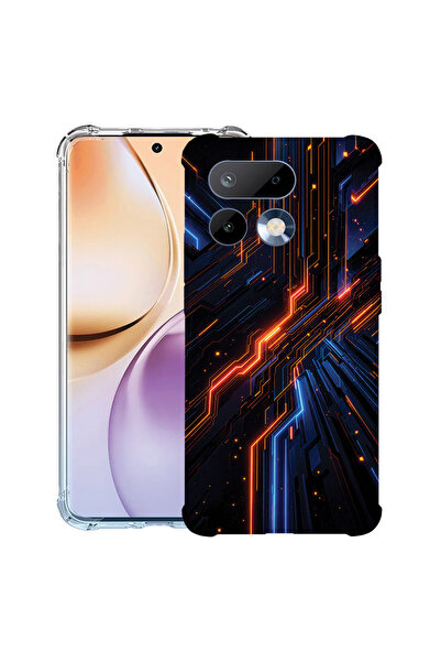 bestcase Husă Antișoc pentru Realme 16 Pro 5G, Placă de circuit, 3143991 AS 2102