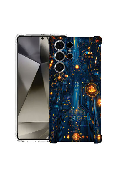 bestcase Противоударен калъф за Samsung Galaxy S22 Ultra, Дизайн на печатна п...