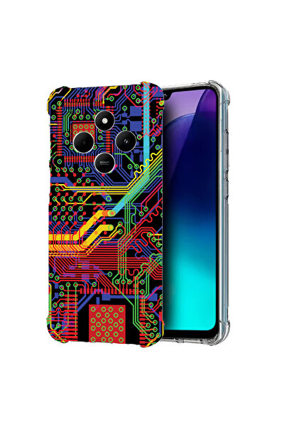 bestcase Husă Anti Shock Case For Xiaomi Redmi 14C, Circuit Board, 1913374 AS...