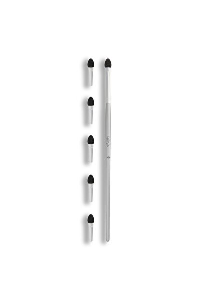 Karaja Eyeshadow brush with sponge and interchangeable head - No. 9 -