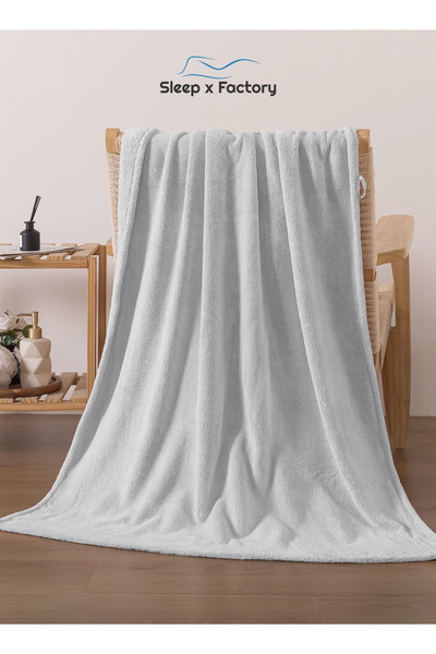 Sleep x Factory Premium Microfiber REST DOSE Coral Fleece Oversized Bath Shee...