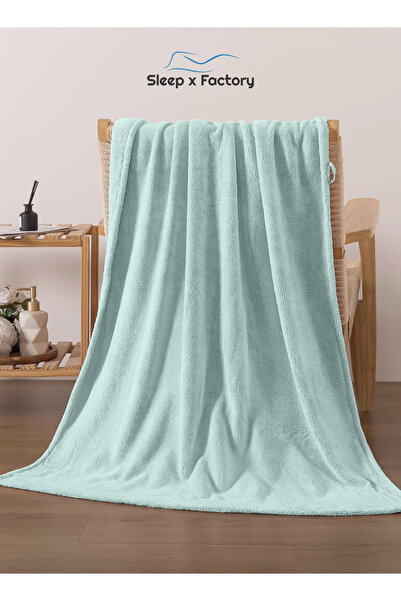 Sleep x Factory Premium Microfiber REST DOSE Coral Fleece Oversized Bath Shee...