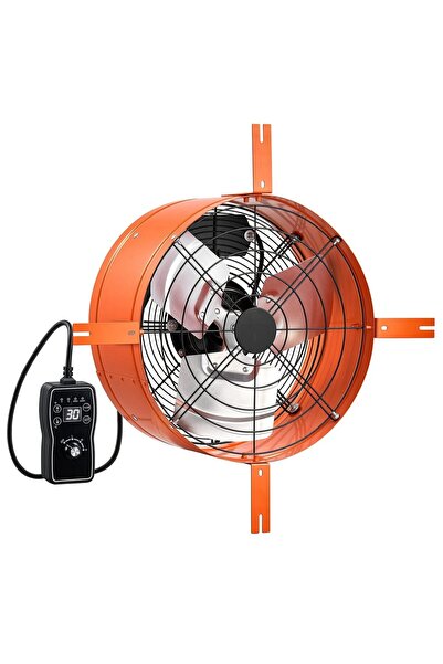 OMS Ventilator de mansarda, Termostat inteligent, 40.6 cm, Metal, Debit 3304 ...