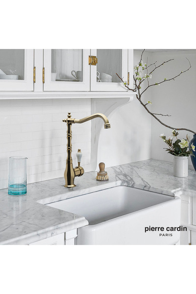 Pierre Cardin Rustic Gold Swan Sink Fixture