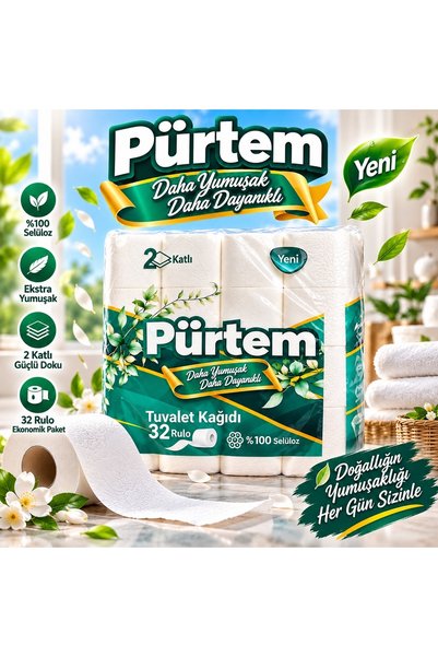 PÜRTEM Tuvalet Kağıdı 32’ Li
