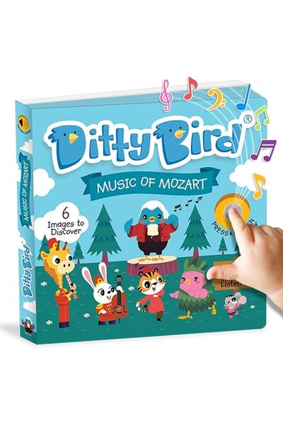 Ditty Bird - Livre Musical SENSORIEL Bebe Musique Classique Mozart - LA March...
