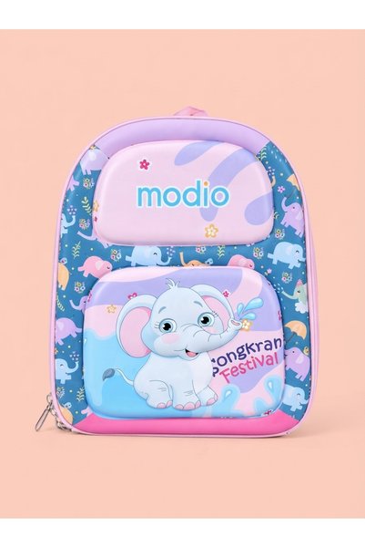 Modio مجموعة تابلت ذكي للأطفال مع حقيبة ظهر على شكل فيل وملحقات