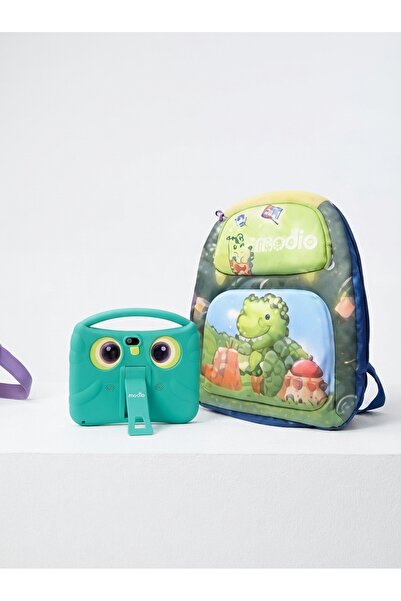 Modio Smart Kids Tablet Set With Elephant Backpack And Accessories