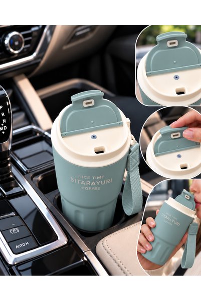 ARVALE 360 ml Stainless Steel Vacuum Thermos Cup – Hot and Cold Beverage Ther...