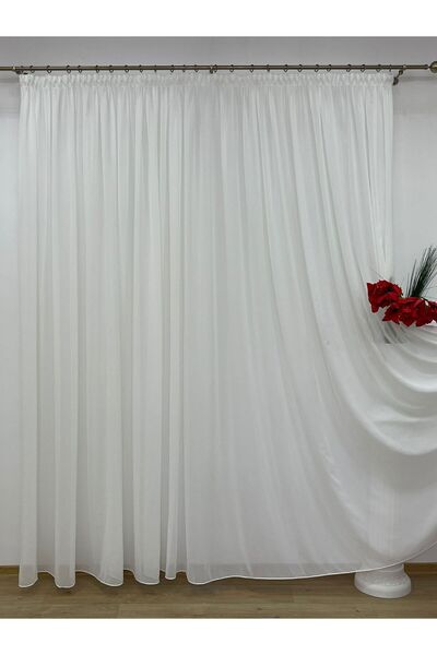 Liz Line Perdea culoare alb sai rejansa, din matase hoteliera, 200x245cm, din...