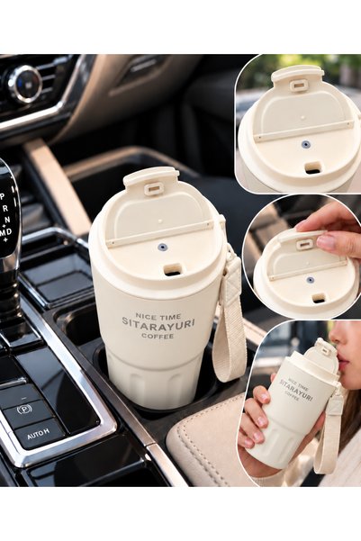 ARVALE 360 ml Stainless Steel Vacuum Thermos Cup – Hot and Cold Beverage Ther...