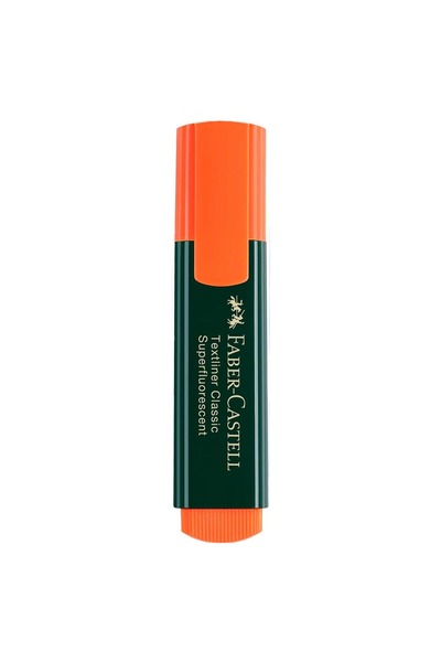 Faber Castell Evidențiator portocaliu Faber-Castell - Textliner Classic Super...