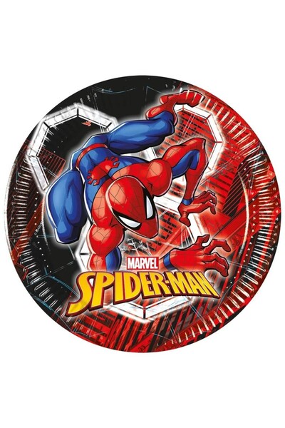 Procos Set de 8 farfurii Spider-Man de 23 cm