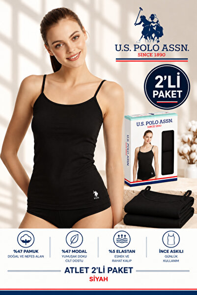 U.S. Polo Assn. Women'S, Licensed, Uspa, Thin String Strap Tank Top, Comfort,...