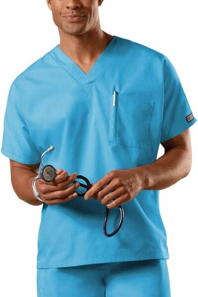 Cherokee Workwear Originals Men & Women Scrubs Top V-Neck Tunic 4777