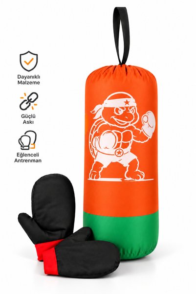 HANGAST Çocuk Boks Torbası 50 cm Asılabilir Kum Torbası Eğlenceli Aktivite ve...