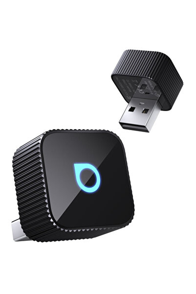 Ottocast Mini Cube adaptor wireless pentru CarPlay și Android Auto, negru