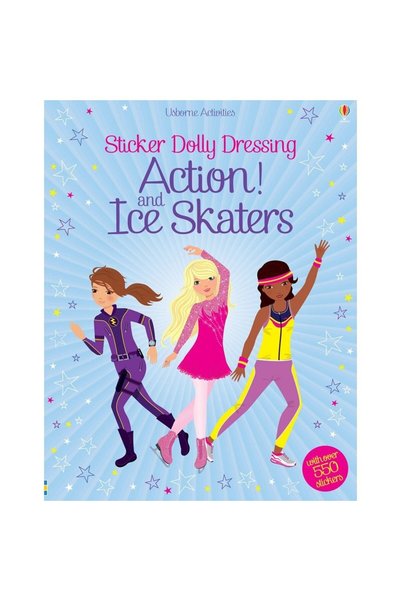 Usborne Autocolante Dolly: Jocuri de îmbrăcat și Patinari pe gheață - Carte (...