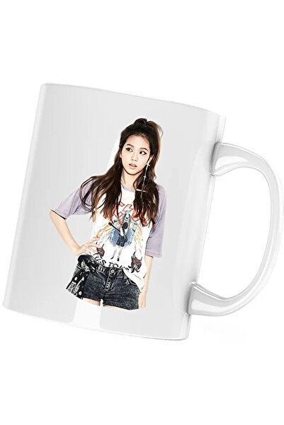 INOVATIX Cana Blackpink Jisoo Coreea de Sud Kpop, alba, 330 ml
