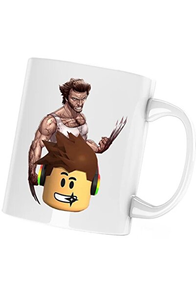 INOVATIX Cana Wolverine Roblox Logan X Men Badass, alba, 330 ml