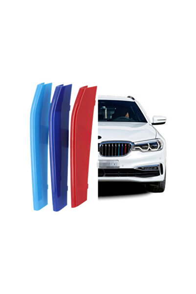 OEM Set of car front grille stripes ornaments compatible with BMW 5 Series G3...
