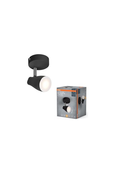 Osram Pear Tekli LED Spot 4.3W 350 Lümen 2700K GU10 Sarı Işık Siyah