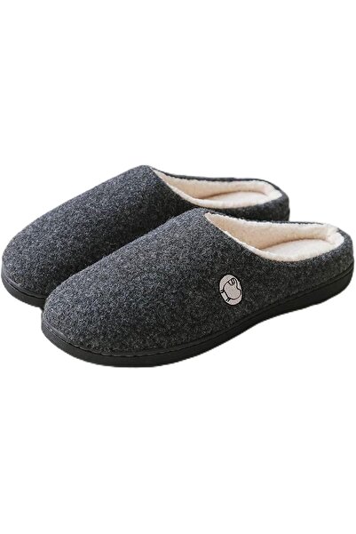 GENERAL Mens Memory Foam House-Slippers, Full Toe Soft Non-Slip Comfortable I...