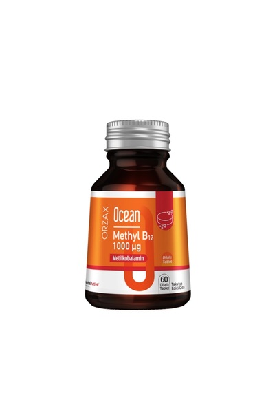 Ocean Orzax أقراص أوشن ميثيل بي 12 تحت الإبط 60 قرصًا