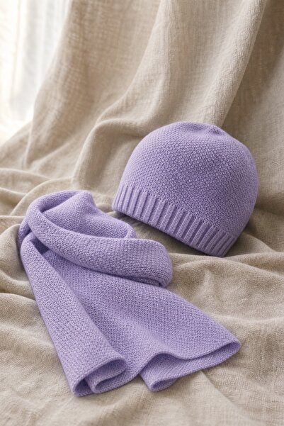 OnMyHead Thin Knitwear Beanie Scarf Set