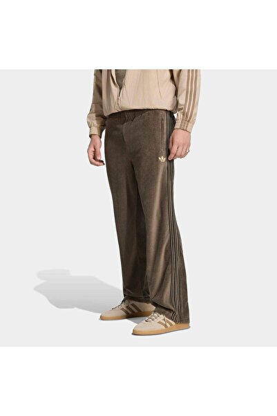 adidas Firebird Velur Erkek Kahverengi Pantolon (KE4165)