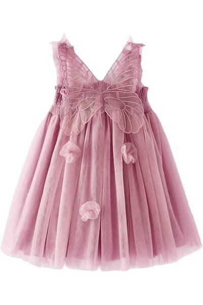 GENERAL Miipat Baby Girl Dress Tulle Butterfly Toddler Girls Princess Tutu Fl...