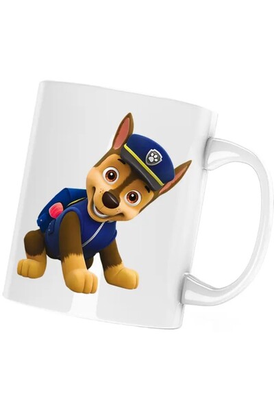 INOVATIX Cana Paw Patrol Chase Dog Caine Politie, alba, 330 ml