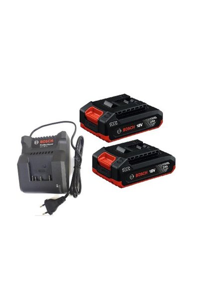 Bosch PROFESSIONAL 2x GBA 18V-20 M-B Akü + GAL 18V-20 Şarj Cihazı Seti
