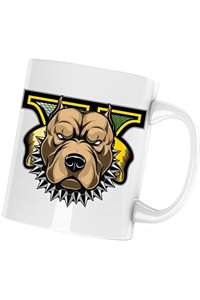 INOVATIX Чаша Amstaff Dog GTA, бяла, 330 мл