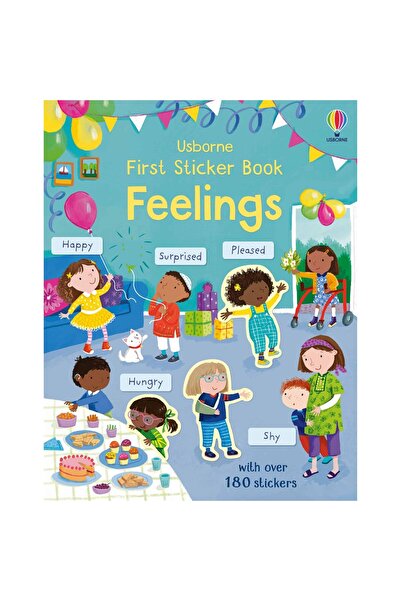 Usborne Carte pentru copii, Usborne, Prima carte cu autocolante: Emoții, 3+ ani
