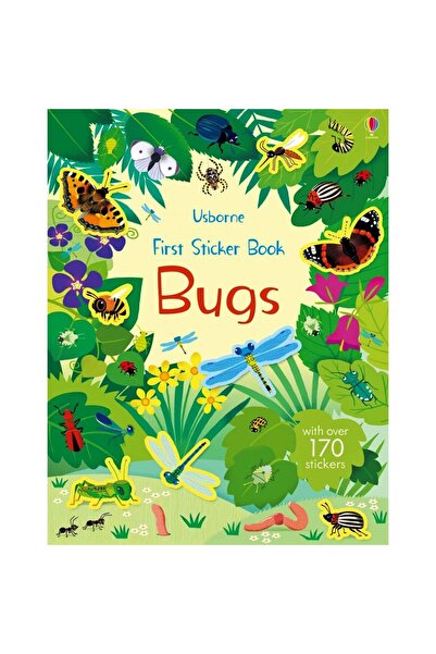 Usborne Activity book, with stickers to stick, Little First Stickers Bugs,