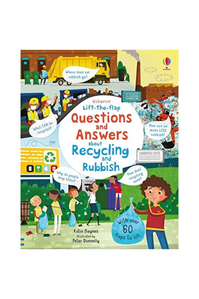 Usborne Publishing Book with many flaps Lift-the-Flap Questions and Answers A...