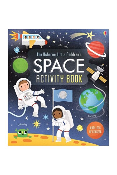 Usborne Publishing Детска книга - Малка детска космическа занимателна книжка