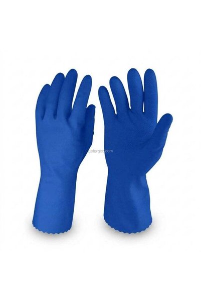 Gentle Touch Deluxe Grip Hand Gloves Large Blue