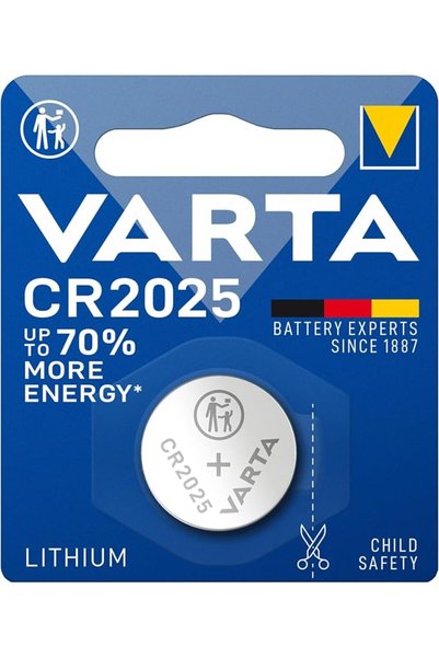 Varta dB Power VARTA CR2025 Lithium Coin Battery | Long-Lasting Power for Eve...