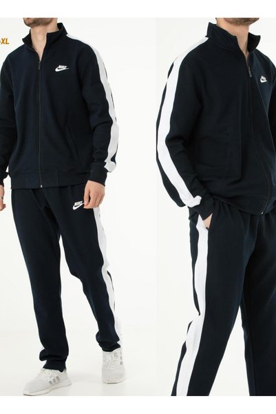 Nike EA-4004 Battal Beden Erkek Eşofman Takımı Cotton-Poly